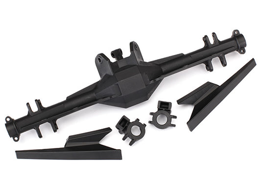 Axle housing, rear/ axle supports, left & right/ axle hub, rear (x2)