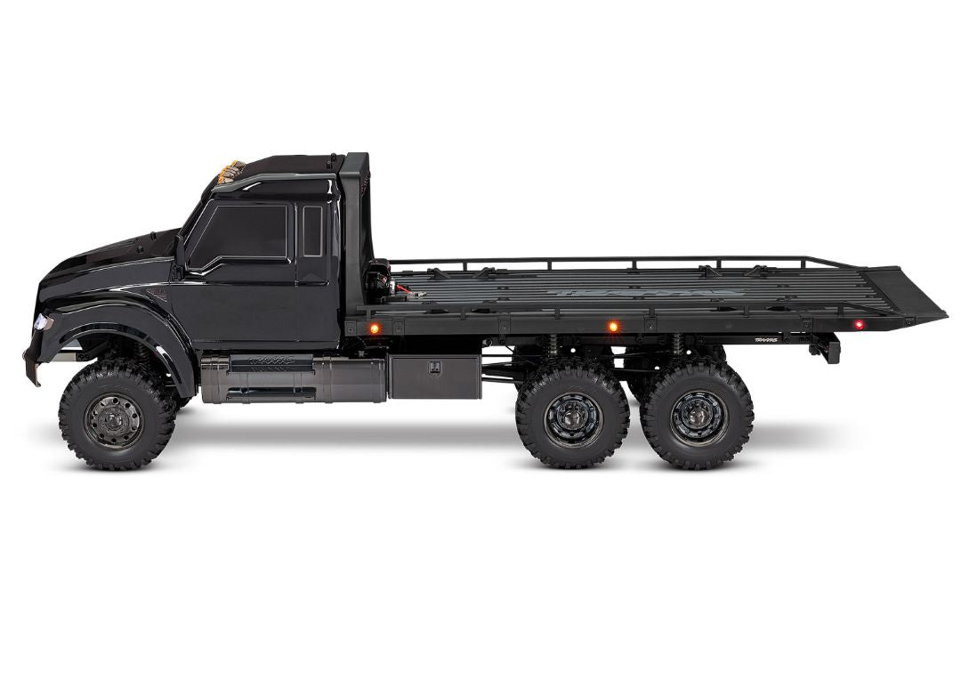 TRX-6 Ultimate RC Hauler: 1/10 Scale 6X6 w/ LEDs - Black