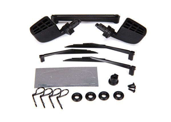 TRX6 Mirrors, Windshield Wipers