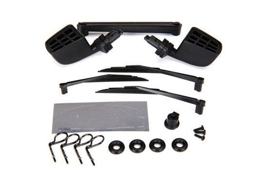 TRX6 Mirrors, Windshield Wipers