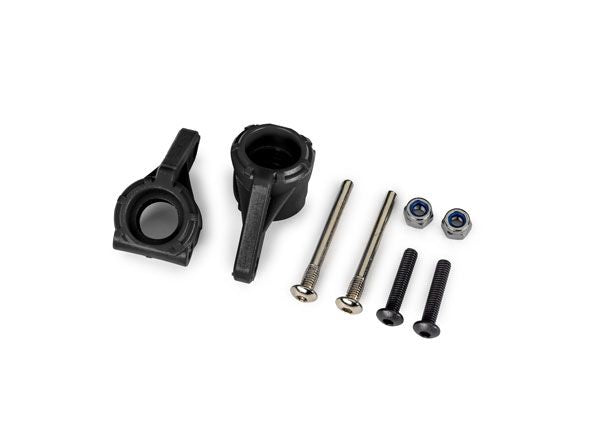 Steering blocks, extreme heavy duty, black (left & right)