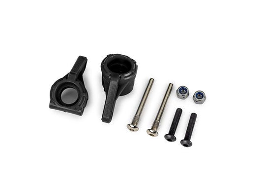 Steering blocks, extreme heavy duty, black (left & right)