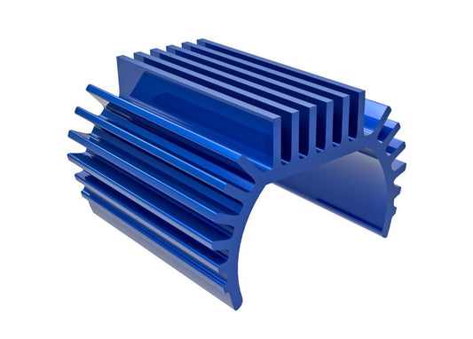 Heat Sink, Titan 87T Motor (6061-T6 Aluminum, Blue-Anodized)