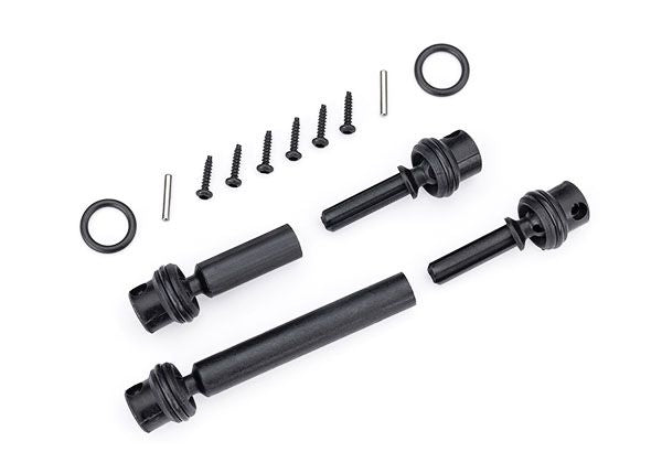 TRX4-M Driveshafts, Center, Assembled (Front & Rear)