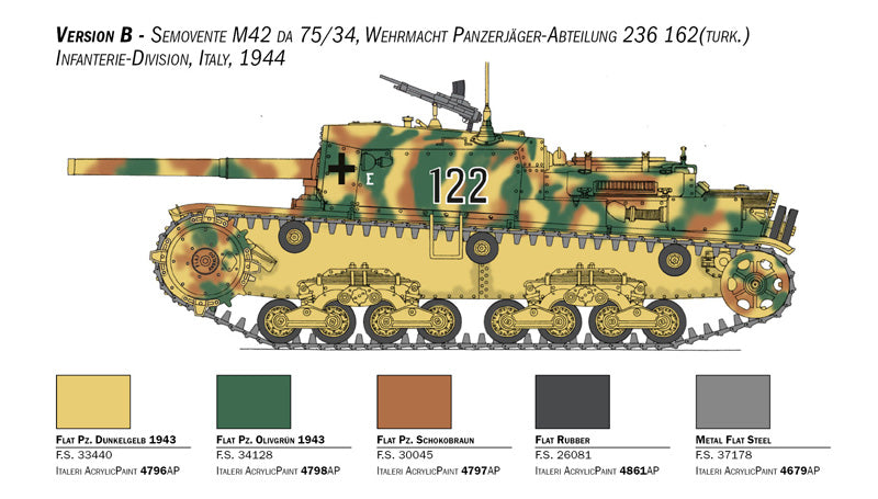 1/35 Semovente M42 da 75/34