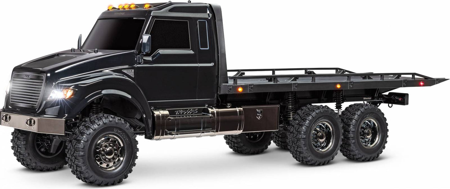 TRX-6 Ultimate RC Hauler: 1/10 Scale 6X6 w/ LEDs - Black