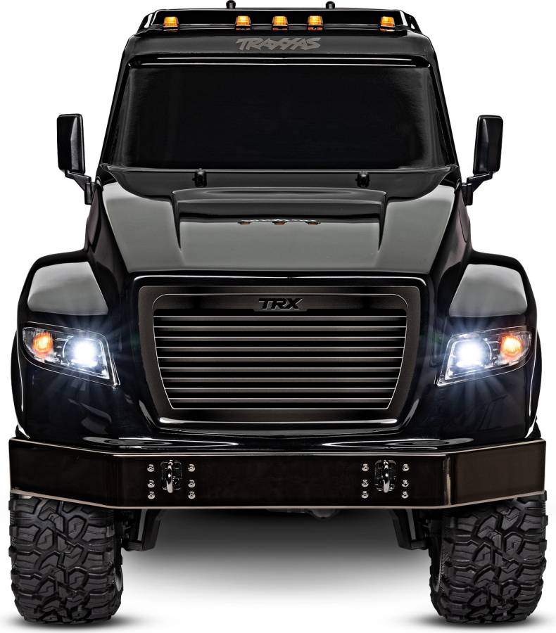 TRX-6 Ultimate RC Hauler: 1/10 Scale 6X6 w/ LEDs - Black