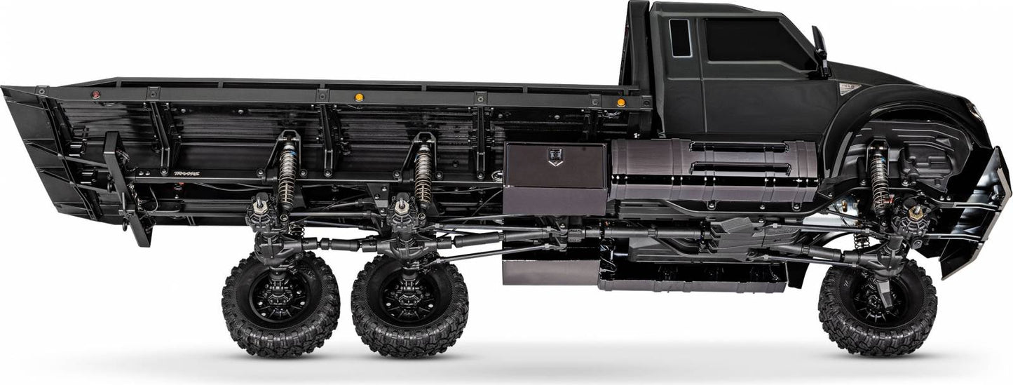 TRX-6 Ultimate RC Hauler: 1/10 Scale 6X6 w/ LEDs - Black