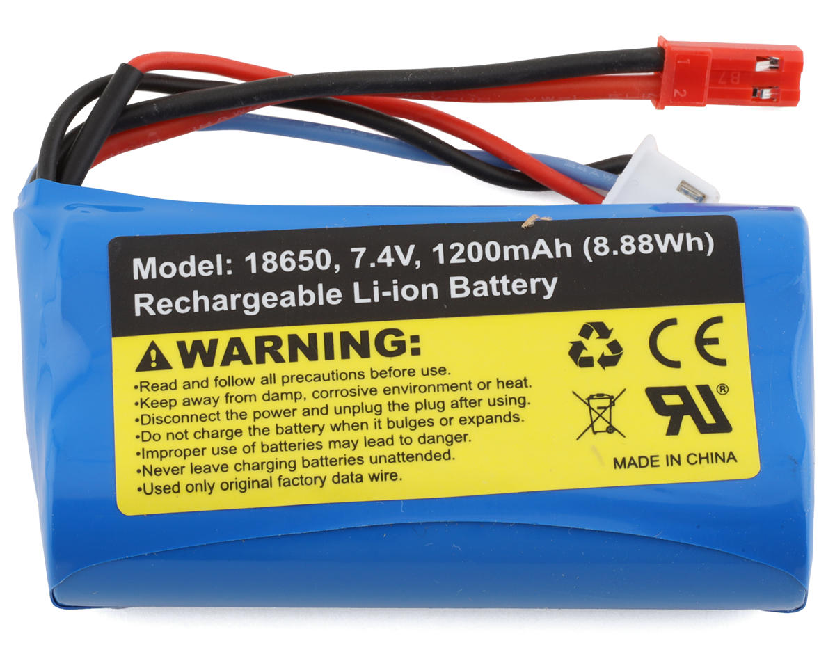 2S Li-Ion Battery (7.4V/1200mAh) w/JST Connector