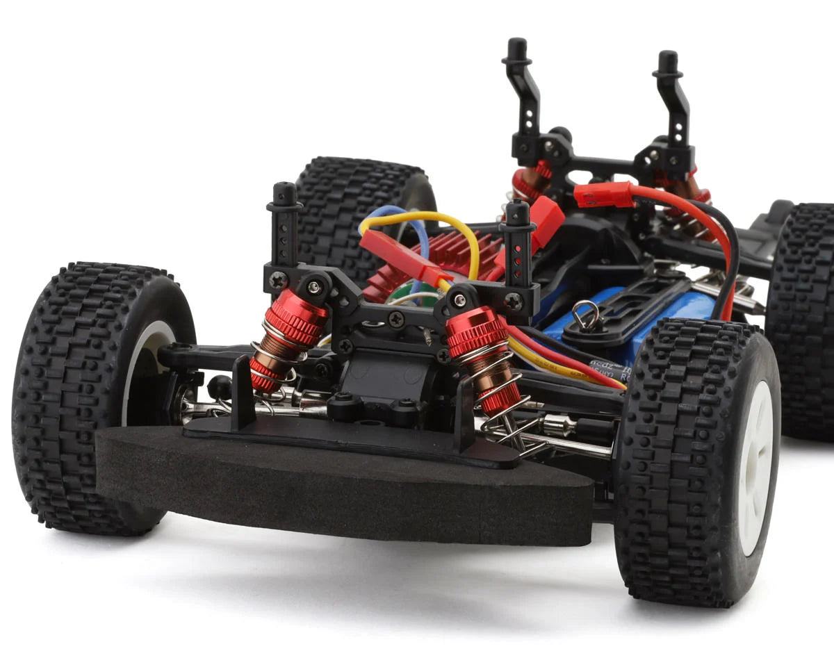 1/16 RTR Electric High Speed AWD Drag Racing Car (Brushed) (Black) w/2.4GHz Radio, Battery & Charger
