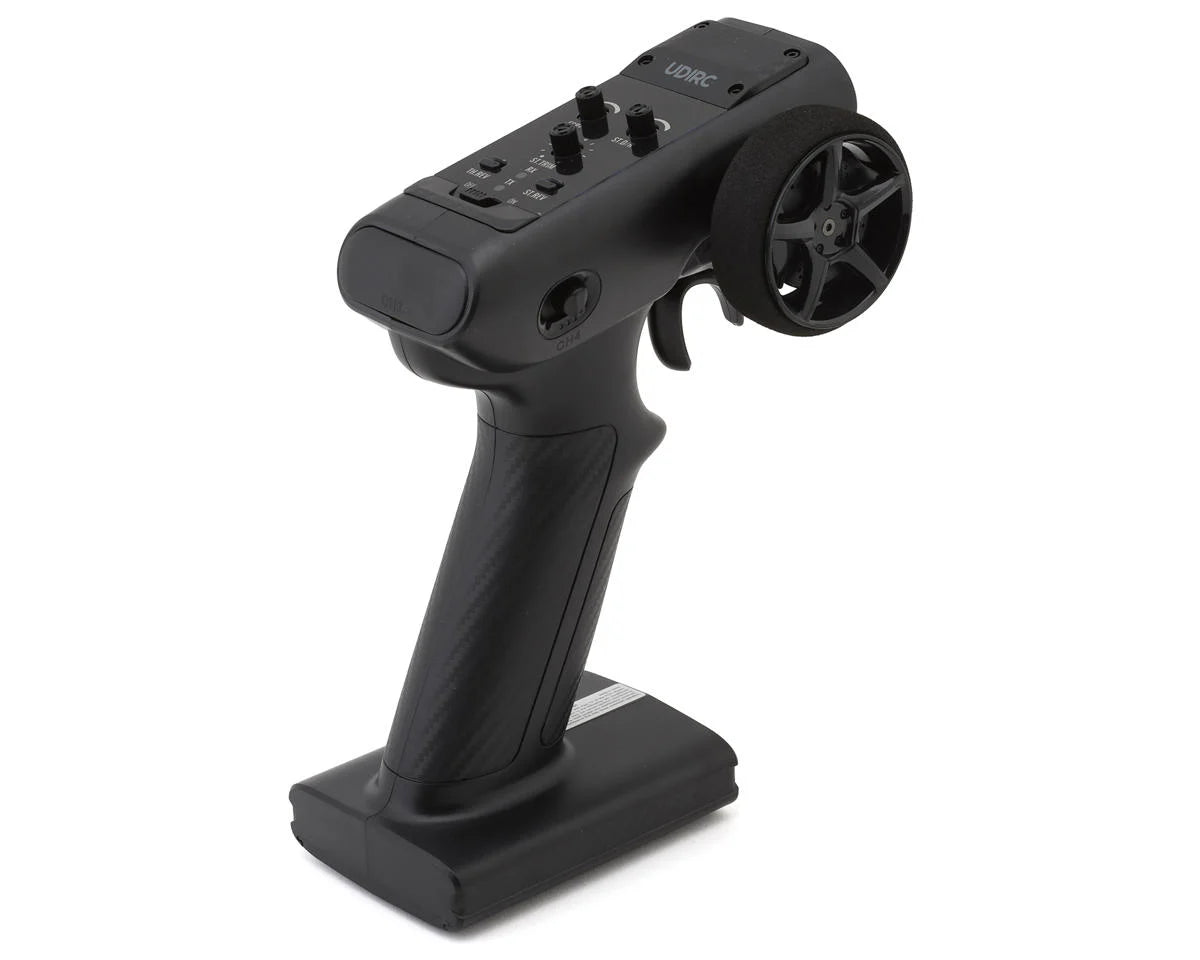 1/16 RTR Electric High Speed AWD Drag Racing Car (Brushless) (Black) w/2.4GHz Radio, Battery & Charger