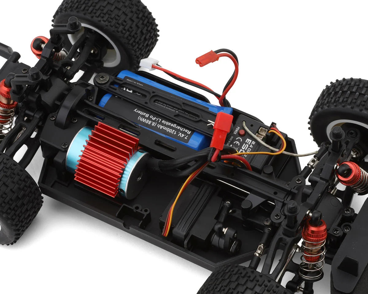 1/16 RTR Electric High Speed AWD Drag Racing Car (Brushless) (Orange) w/2.4GHz Radio, Battery & Charger