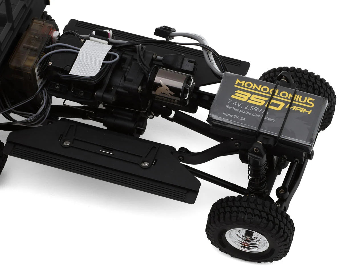 UCX18 Pro Toyota Land Cruiser 1/18 RTR 4WD Brushless Rock Crawler (Black) w/2.4GHz Radio, Battery & Charger