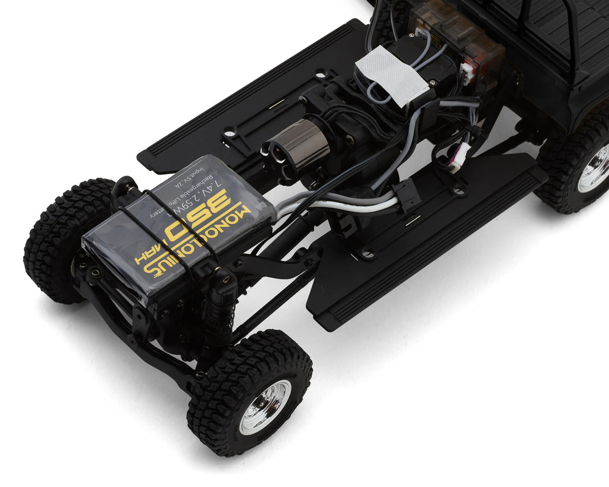 UCX18 Pro Toyota Land Cruiser 1/18 RTR 4WD Brushless Rock Crawler (Black) w/2.4GHz Radio, Battery & Charger