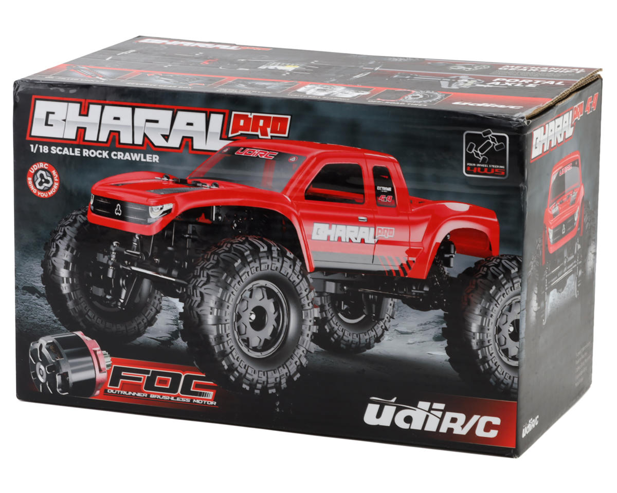 Bharal Pro 1/18 4WD RTR Brushless Comp Crawler (Red) w/2.4GHz Radio, Battery & Charger