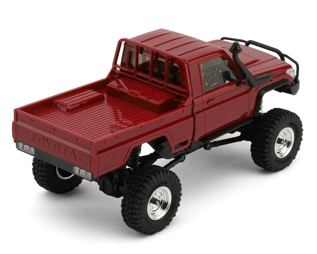 UCX24 Pro Toyota Land Cruiser 1/24 RTR Brushless Micro Rock Crawler (Red) w/2.4GHz Radio, Battery & Charger