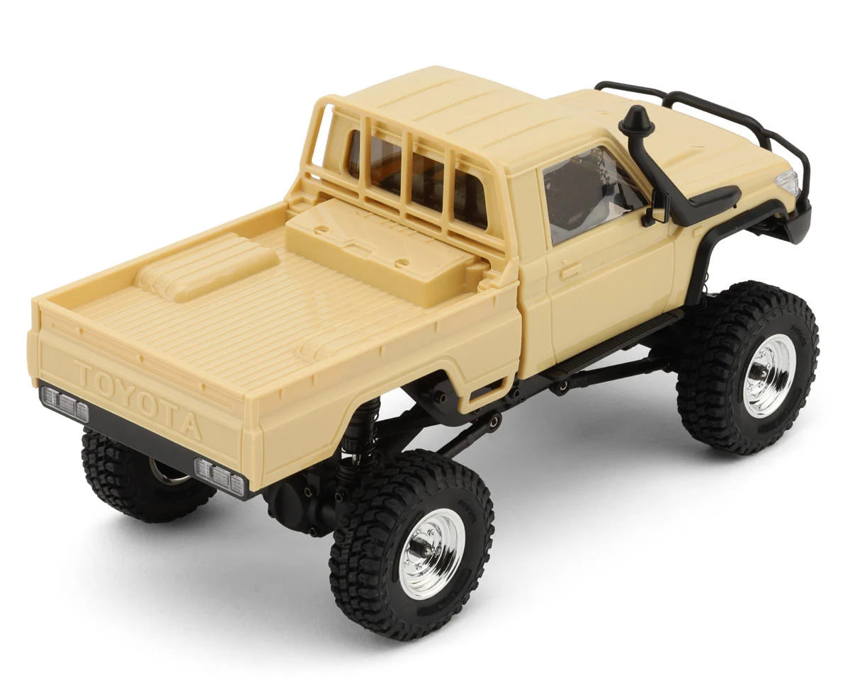 UCX24 Pro Toyota Land Cruiser 1/24 RTR Brushless Micro Rock Crawler (Tan) w/2.4GHz Radio, Battery & Charger
