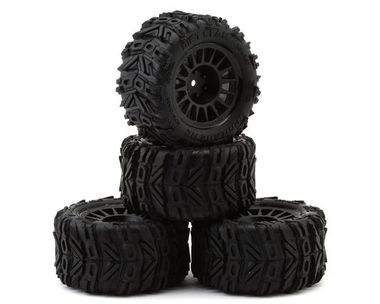 Dirt Claw Pre-Mounted Tires for Granite Grom (x4)