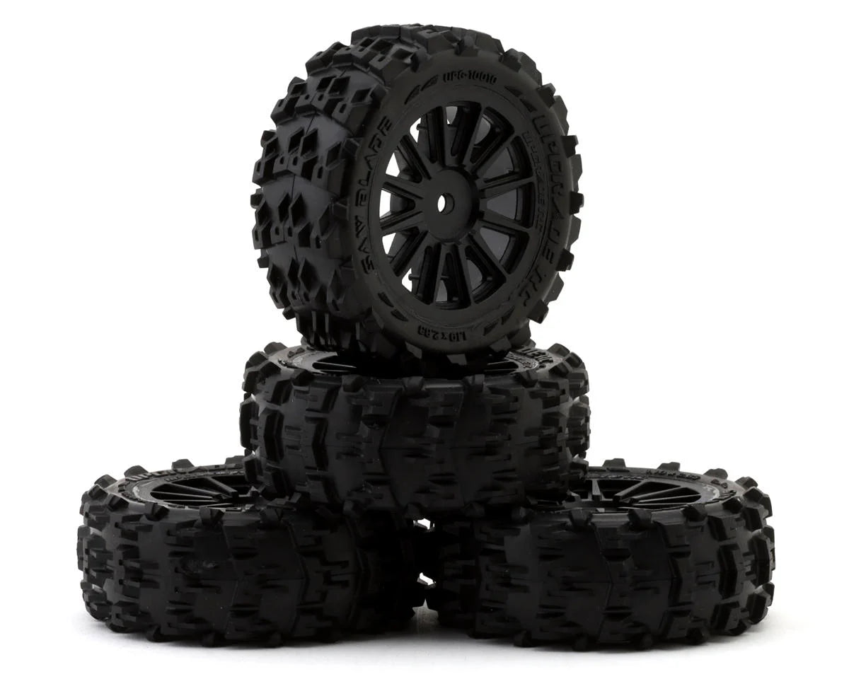 Saw Blade Pre-Mounted Tires for Typhon Grom (x4)