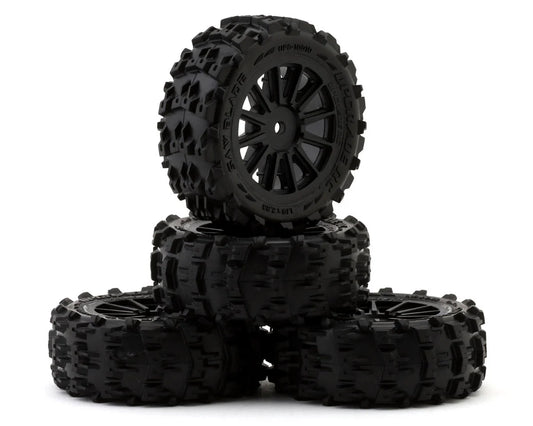 Saw Blade Pre-Mounted Tires for Typhon Grom (x4)