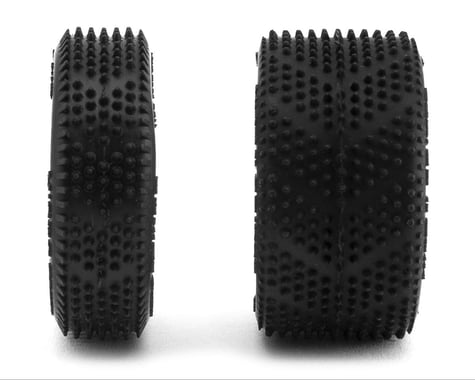 Micro Spiker Pre-Mounted Front and Rear Carpet Tires for Losi® Micro-B (White)