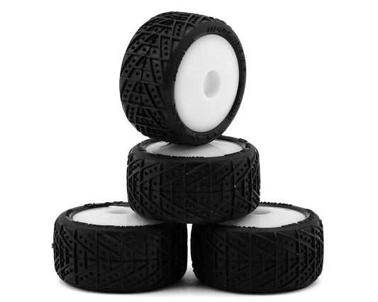 Clay Bar Pre-Mounted Clay Tires for Losi® Micro-T (White) (4)