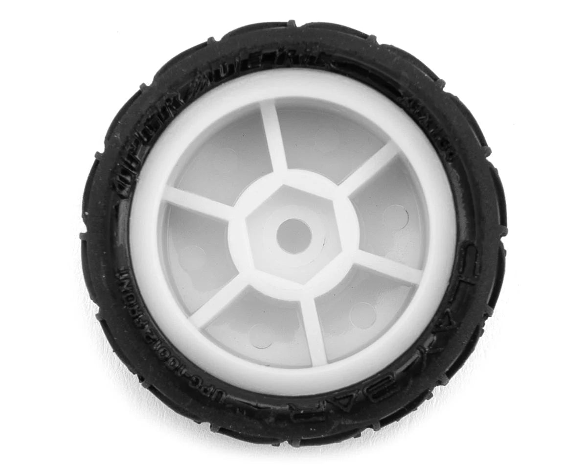 Clay Bar Pre-Mounted Front and Rear Clay Tires for Losi® Micro-B™ (White)