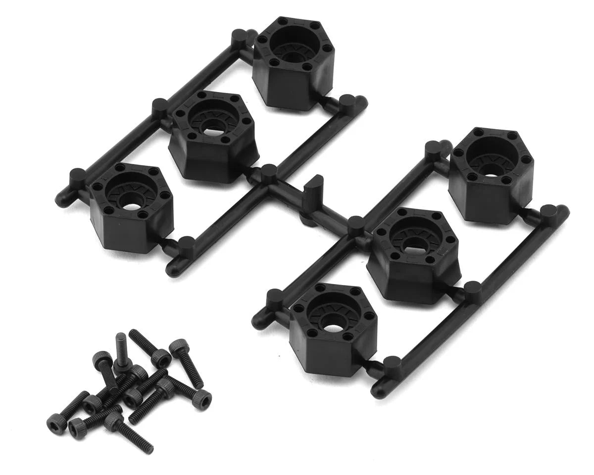 SC Tire Replacement Wheel Hex Adapters & Hardware Set (12mm Narrow, 12mm Wide & 14mm)