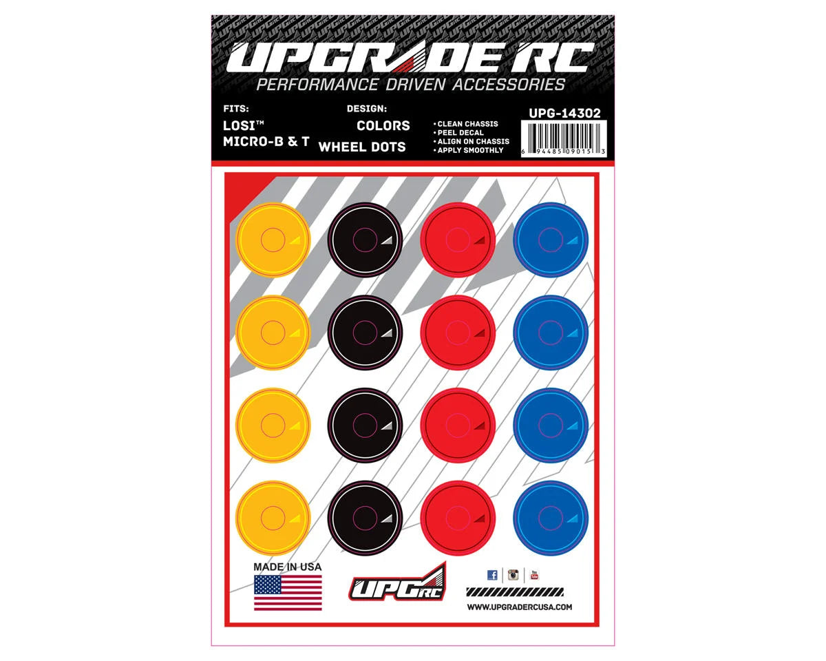 Wheel Dots for Losi Micro-B & T (Colors)