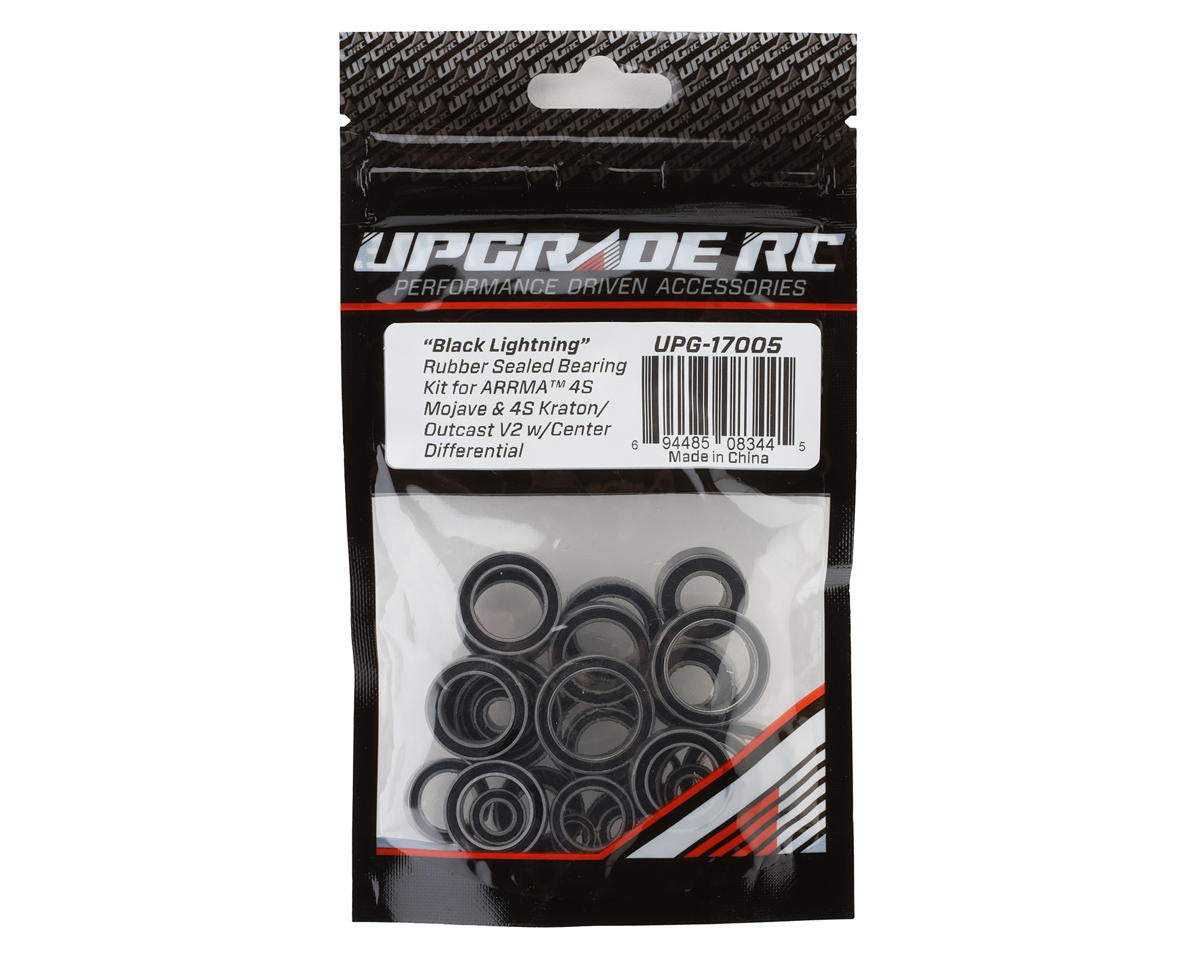 "Black Lightning" Rubber Sealed Bearing Kit for Arrma 4S