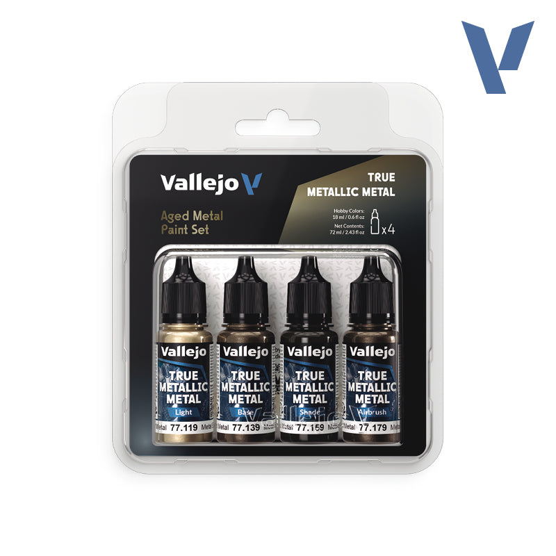 Aged Metal True Metallic Metal Paint Set