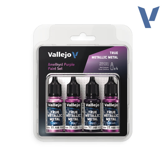 Amethyst Purple True Metallic Metal Paint Set