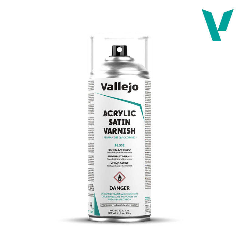 Acrylic Spray Varnish (400ml) (Choose your Finish)
