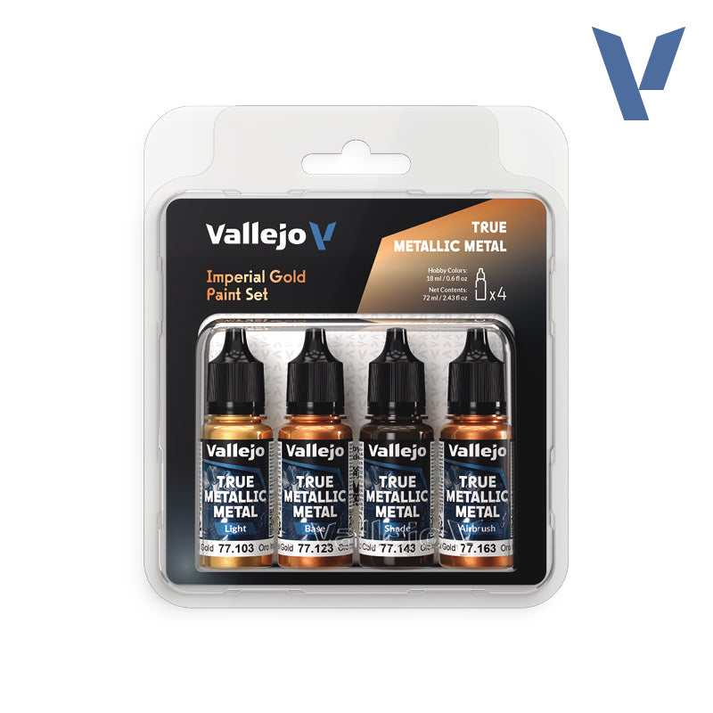 Imperial Gold True Metallic Metal Paint Set