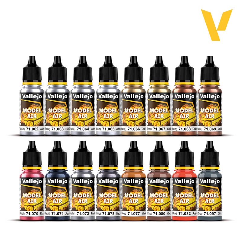 Metallic Effects Model Air Paint Set