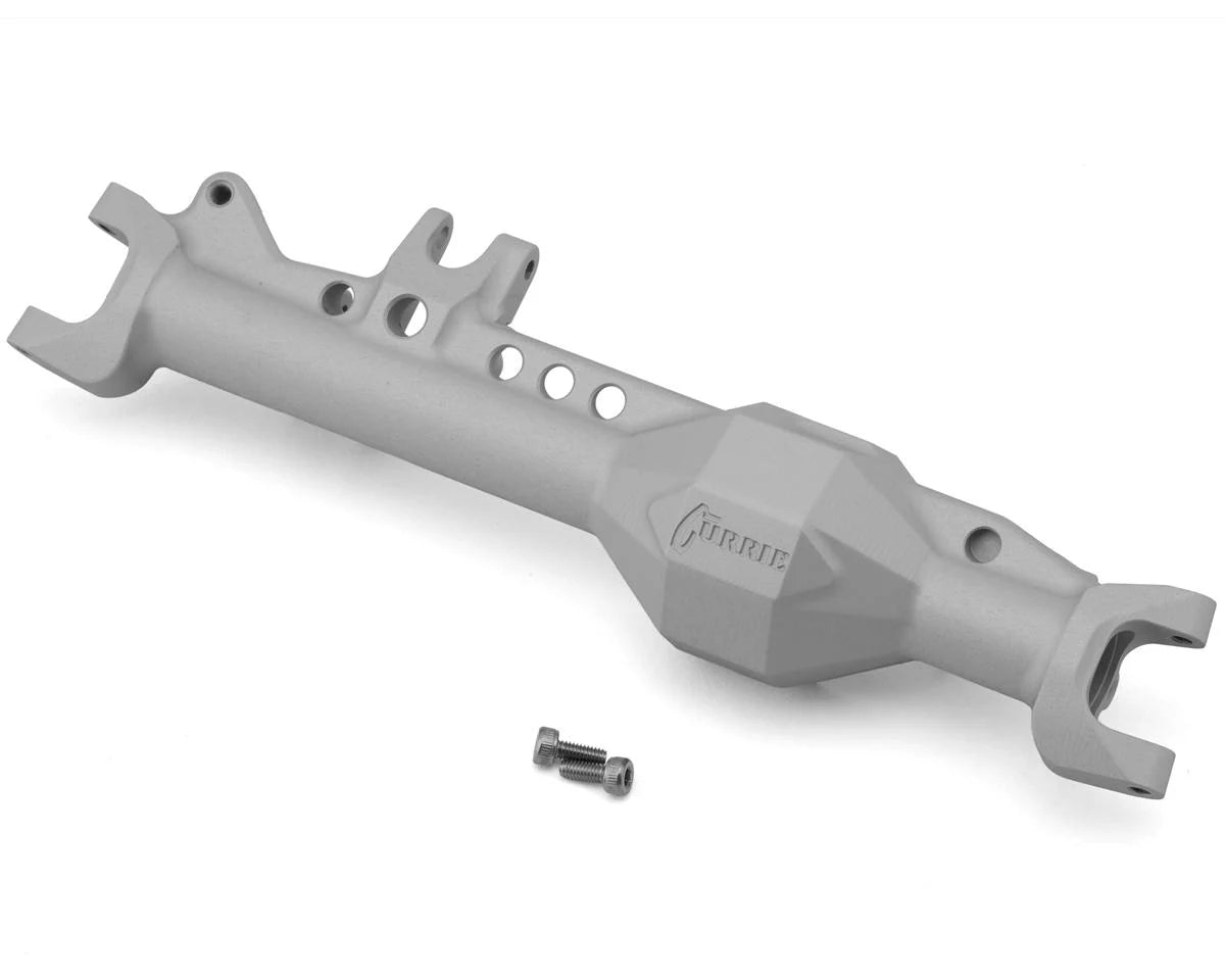 F10 Aluminum Front Straight Axle Housing (Clear/Silver)