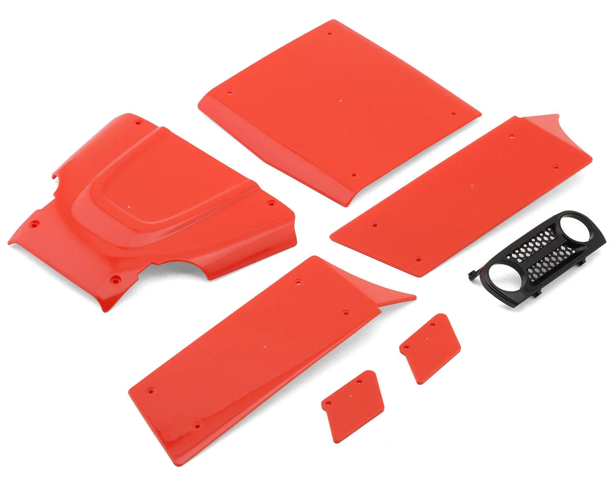 H10 Optic Body Panel Set (Red/Eibach) w/Decals