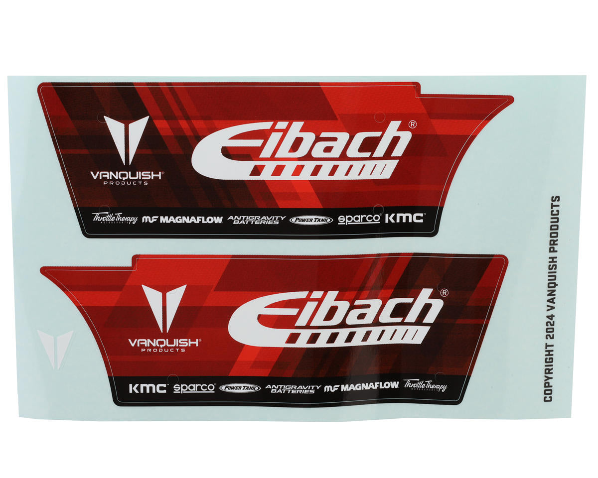 H10 Optic Body Panel Set (Red/Eibach) w/Decals