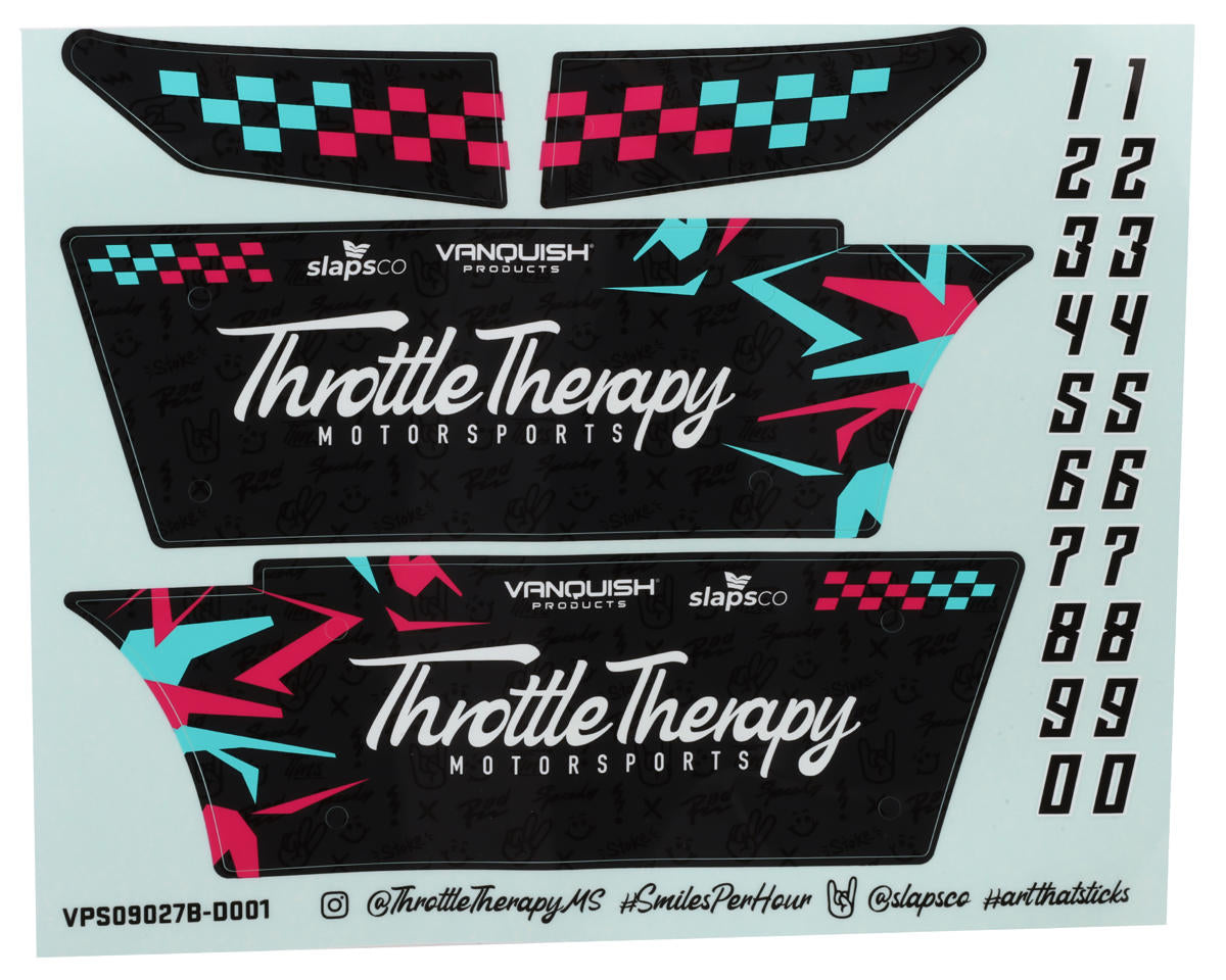 H10 Optic Body Panel Set (Teal/Throttle Therapy) w/Decals
