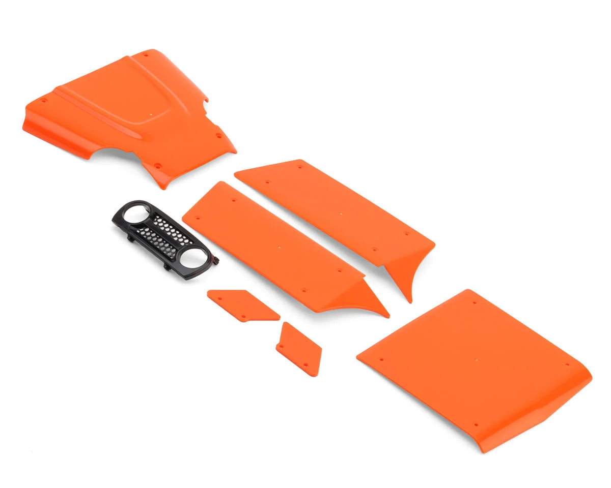 H10 Optic Body Panels Set (Orange/F&F) w/Decals