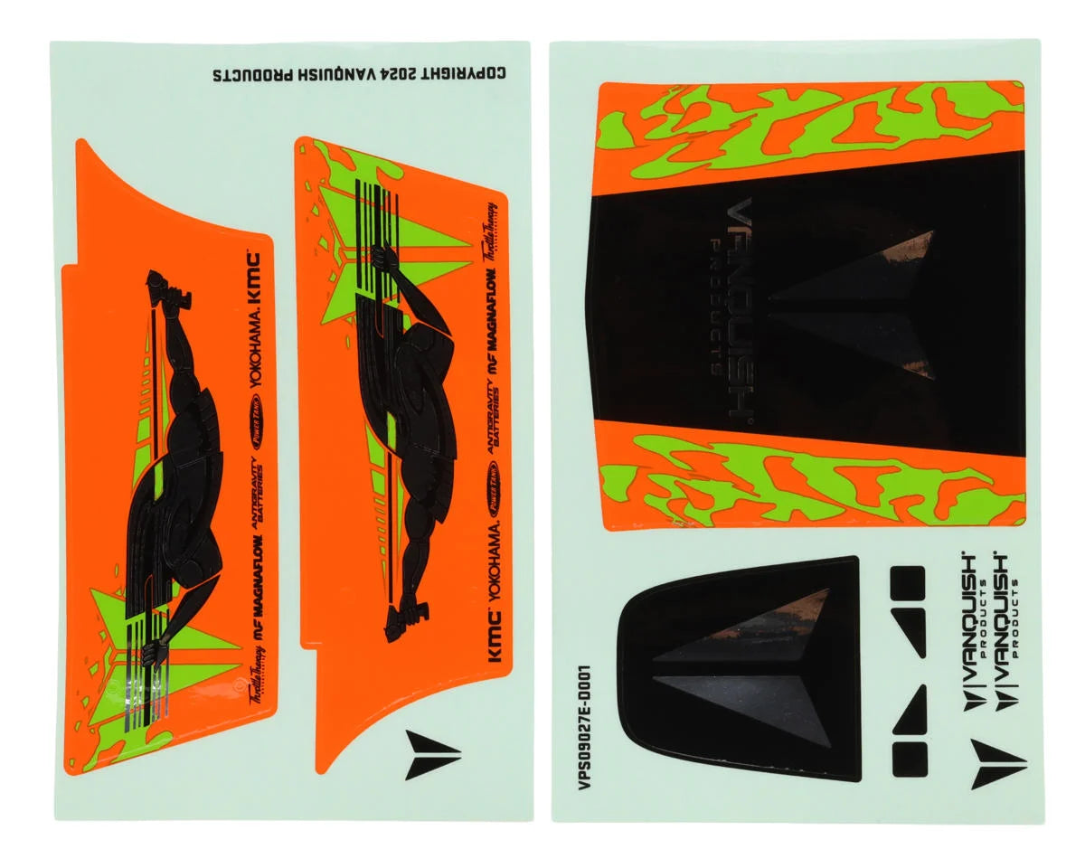 H10 Optic Body Panels Set (Orange/F&F) w/Decals