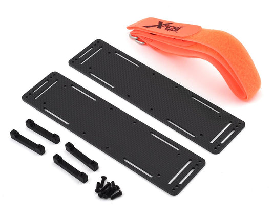 X-Maxx V2 2.5mm Carbon Fiber Battery Trays (x2)
