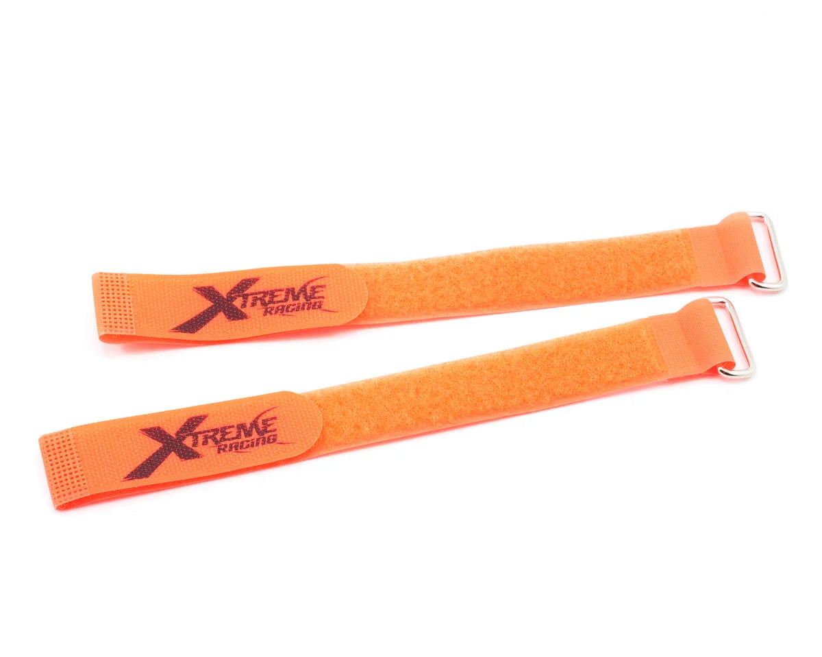 1" x 12" Battery Straps (Orange) (x2)