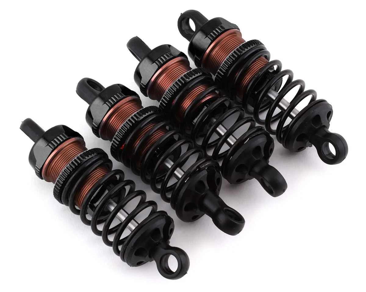 Yeah Racing Aluminum Big Bore Touring Car Shocks, Black (4) (50mm)