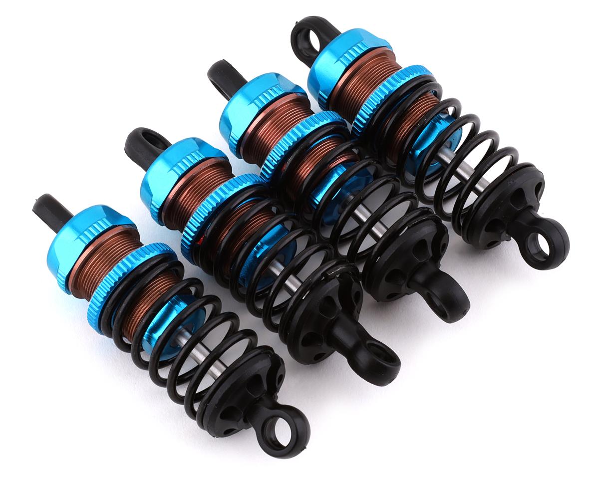 Yeah Racing Aluminum Big Bore Touring Car Shocks, Blue (4) (50mm)