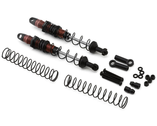 Aluminum Desert Cobra Dual Spring Shocks (Black) (2) (110mm)