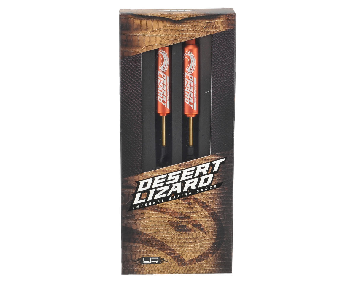 90mm Desert Lizard Two Stage Internal Spring Shock (2) (Orange)