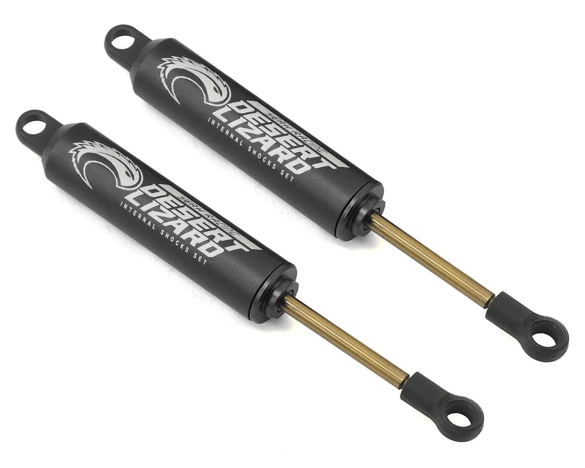 100mm Desert Lizard Two Stage Internal Spring Shock (2) (Black)