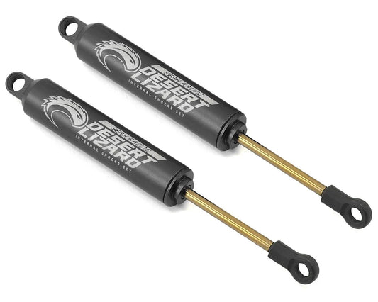 110mm Desert Lizard Two Stage Internal Spring Shock (2) (Black)