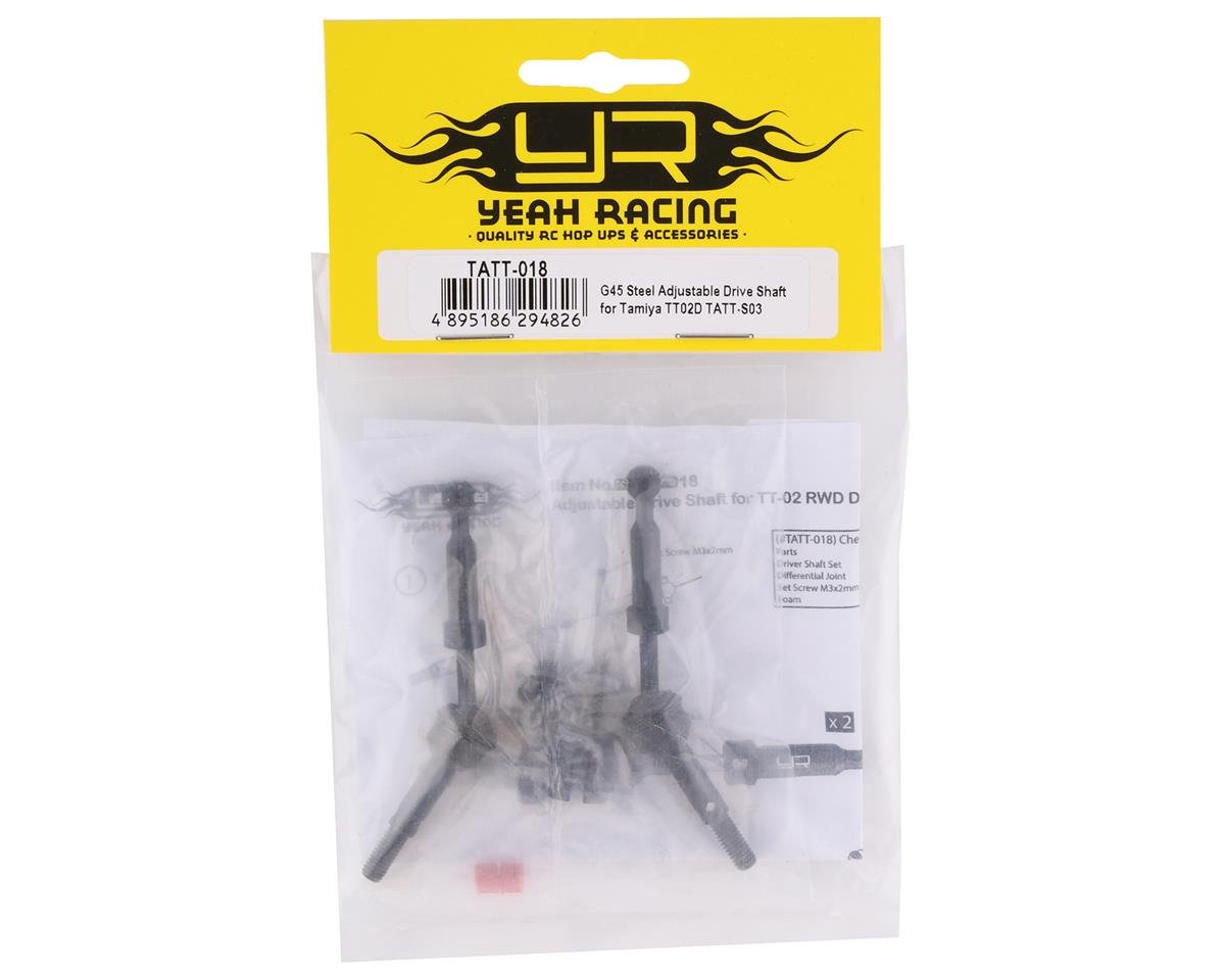 Tamiya TT-02 RWD Steel Adjustable Universal Drive Shaft (2)